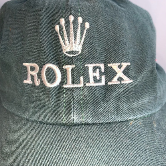 Vintage Rolex cap hat green leather strap - Picture 4 of 10